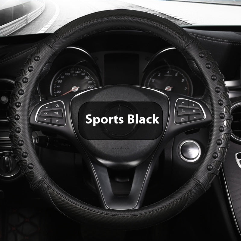 DriveEase™ Smooth Leather Steering Cover
