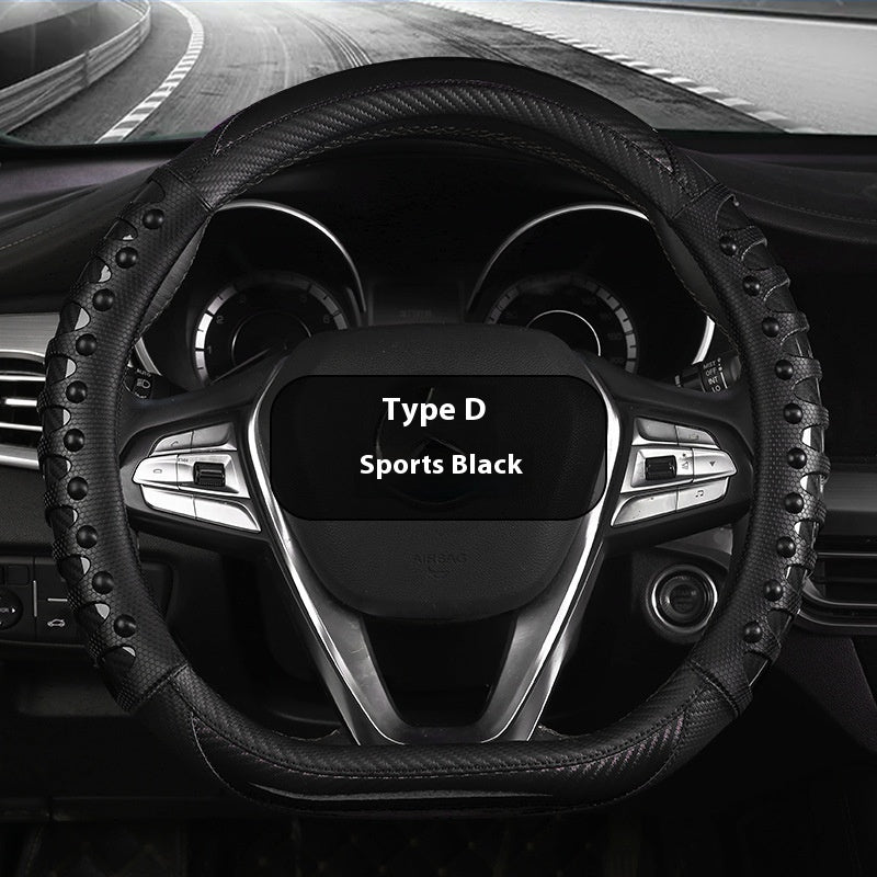 DriveEase™ Smooth Leather Steering Cover