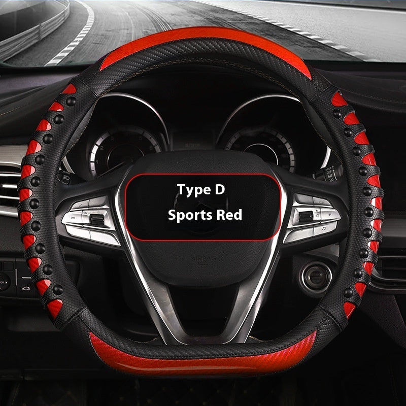 DriveEase™ Smooth Leather Steering Cover