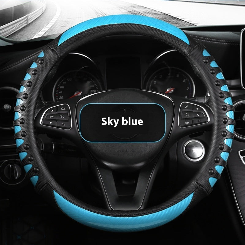 DriveEase™ Smooth Leather Steering Cover