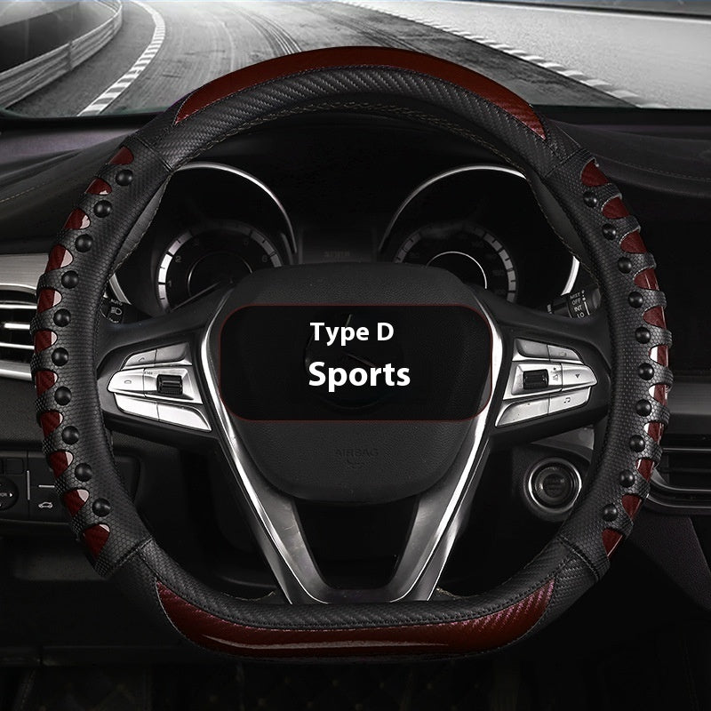 DriveEase™ Smooth Leather Steering Cover
