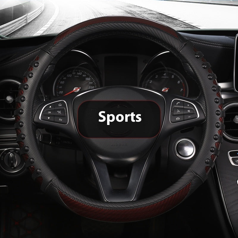 DriveEase™ Smooth Leather Steering Cover