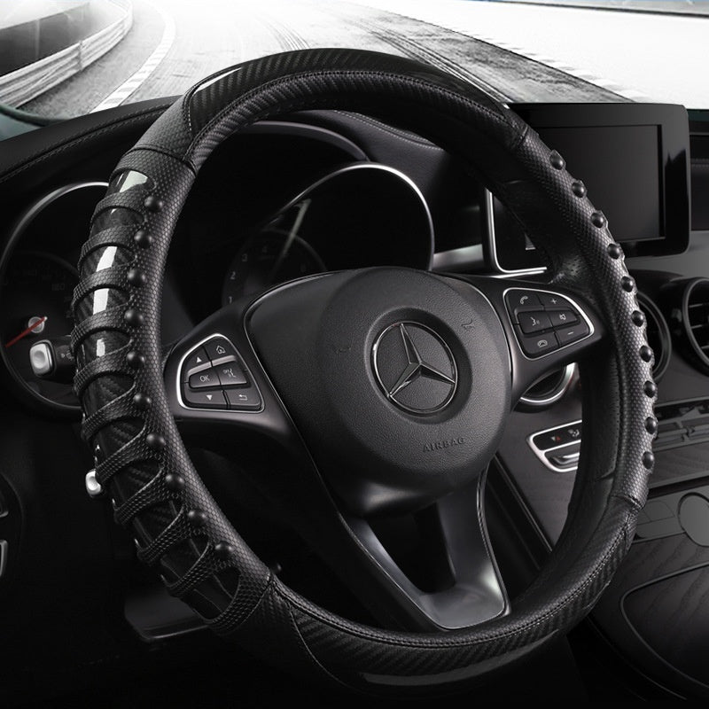 DriveEase™ Smooth Leather Steering Cover
